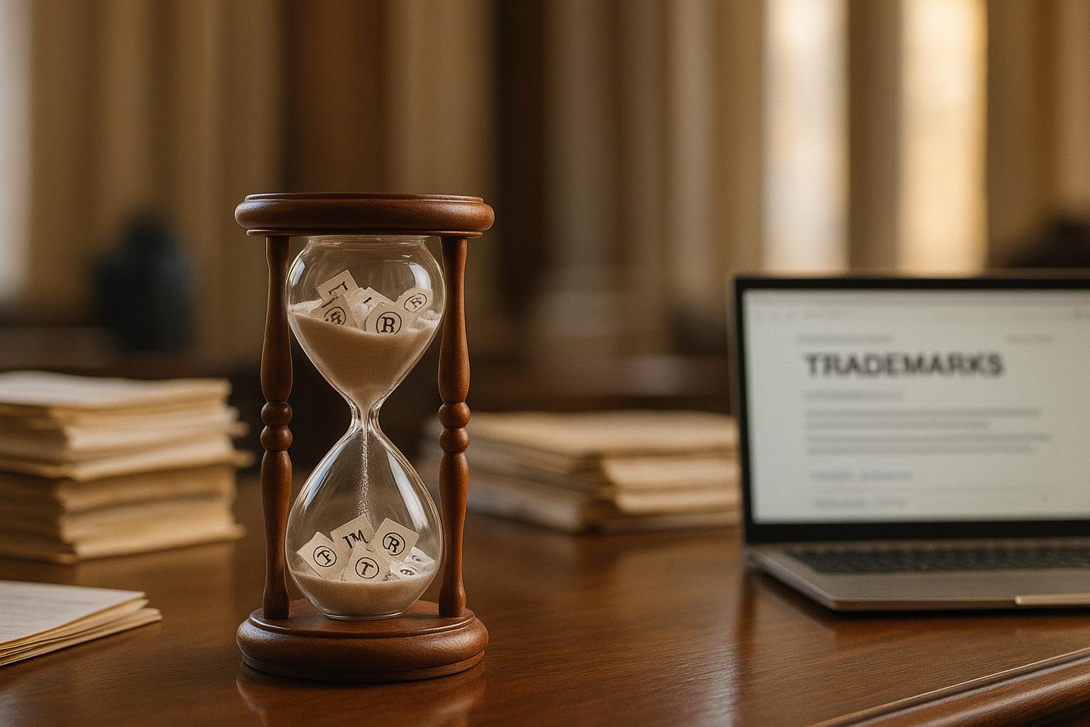 hourglass trade mark graphic