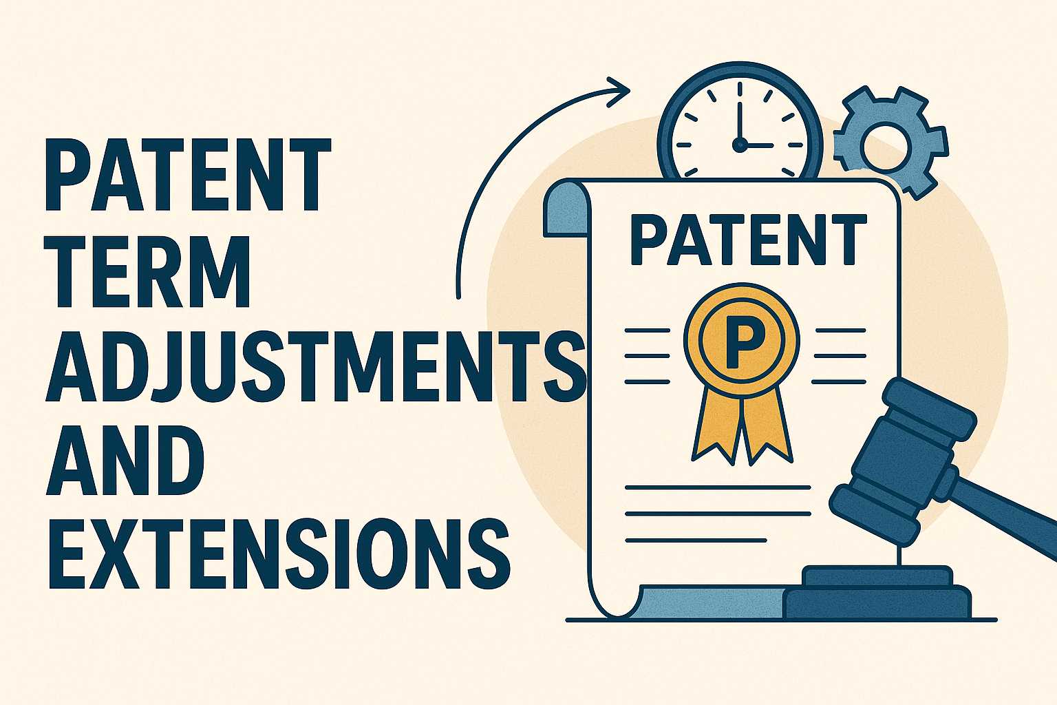 patent term adjustments and extensions graphic