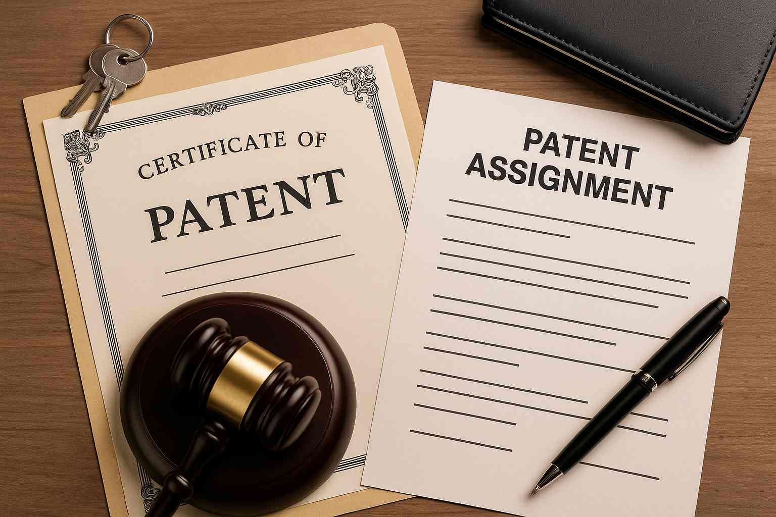 patent assignment graphic