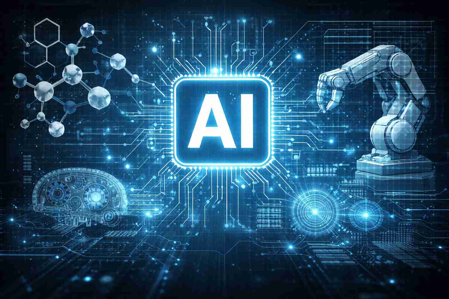 futuristic AI graphic